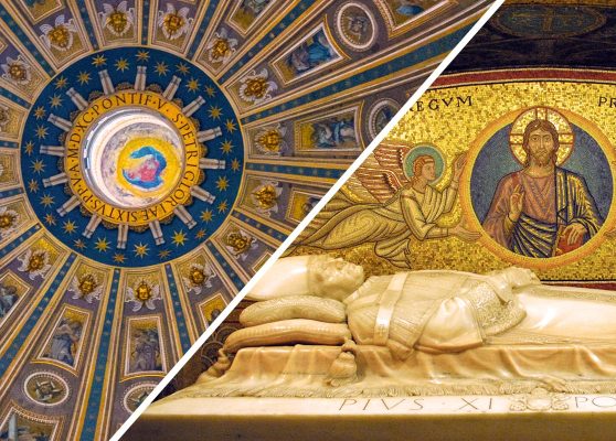 St. Peter's Basilica, Papal Grottoes guided tour + Dome