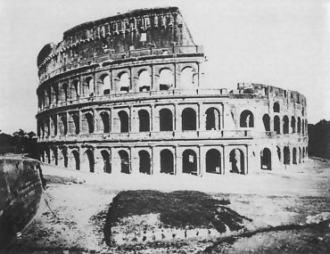 Colossus of Nero: Remains of the Fundations in fornt of The Colosseum