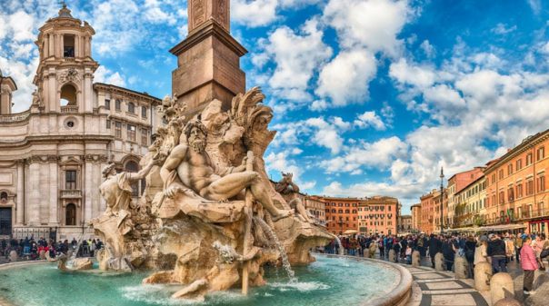 Fountain of the Four Rivers by Gian Lorenzo Bernini, Piazza Navona