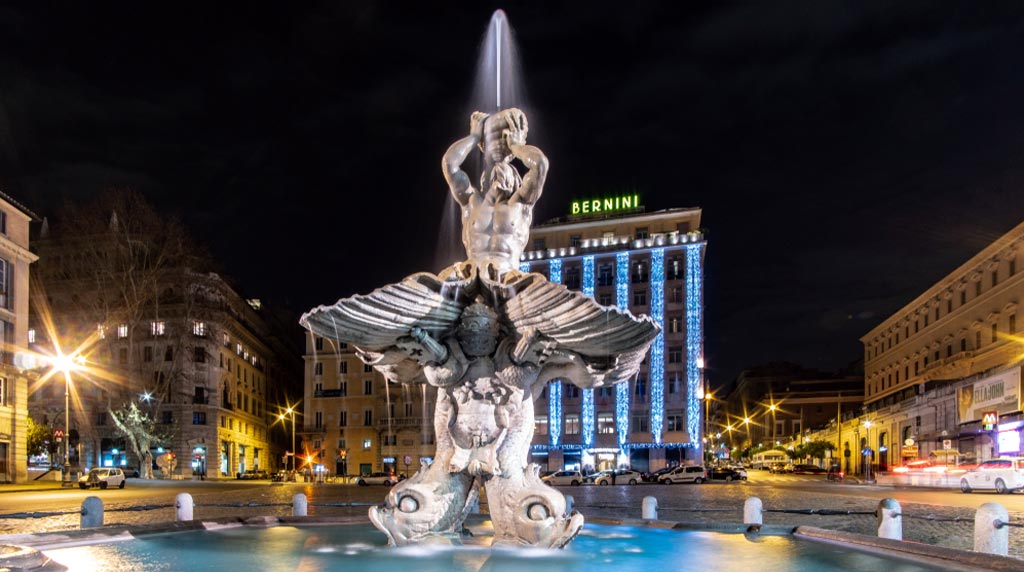 Triton Fountain, Piazza Barberini