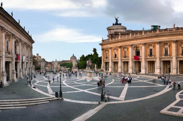 Piazza del Campidoglio: From the Middle Ages to the Michelangelo Project