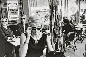Agnès Varda. Cléo at the Café du Dôme. Paris, 1961