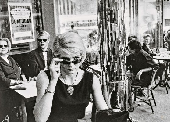 Agnès Varda. Cléo at the Café du Dôme. Paris, 1961