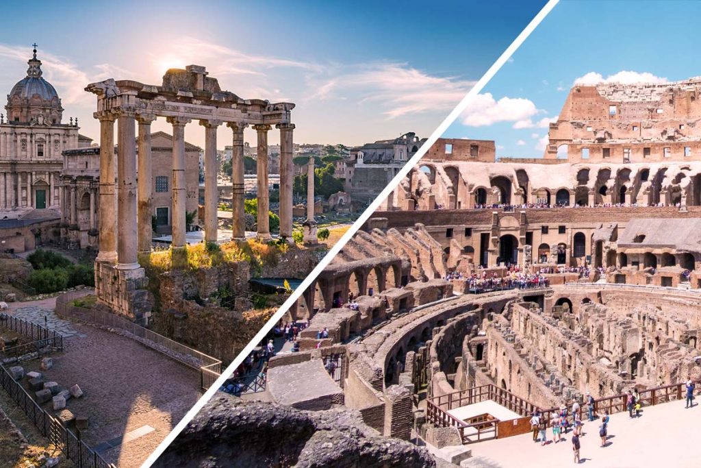 Colosseum Arena and Roman Forum small group tour