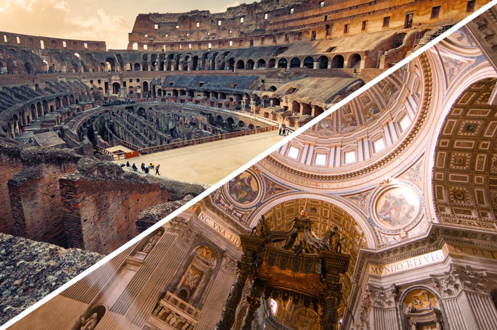 Combined ticket: Colosseum and St. Peter's Basilica