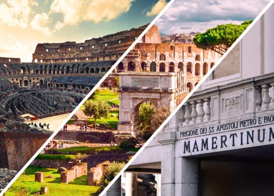 Combiticket Colosseum, Roman Forum, Palatine Hill and Mamertine Prison