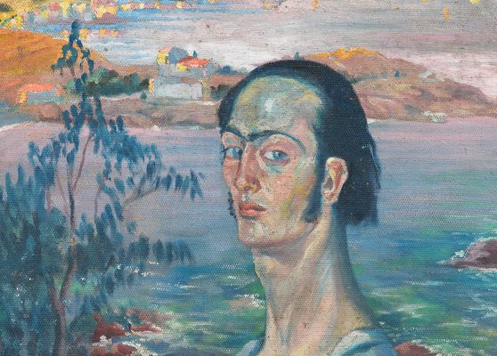 Self-portrait with Raphael's Neck