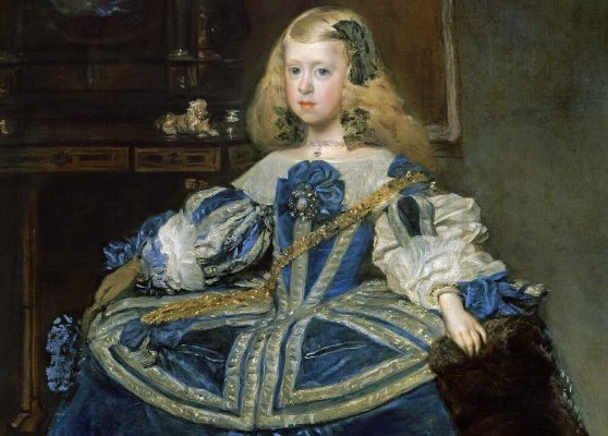 Diego Velázquez. Infanta Margarita Teresa in a Blue Dress, 1659 (detail)
