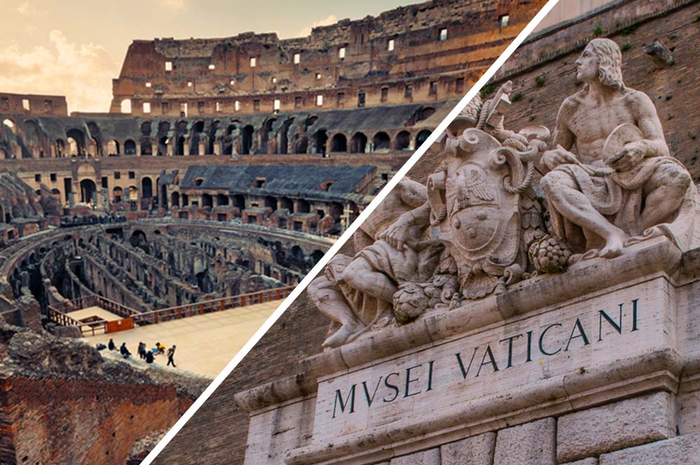 Full day tour: Colosseum, Vatican Museums and Sistine Chapel