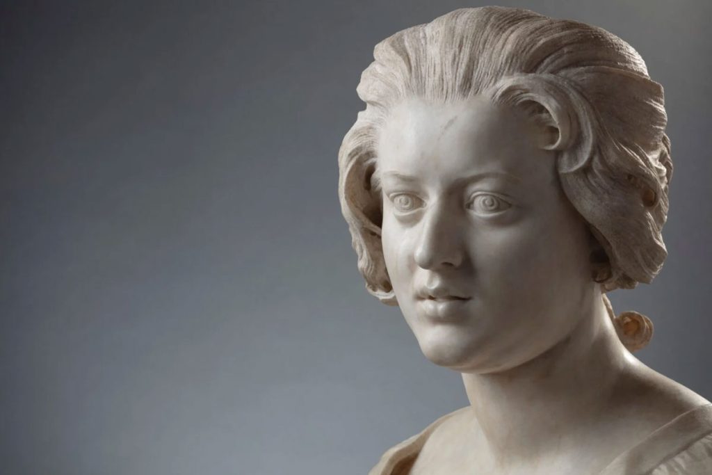 Gian Lorenzo Bernini, Bust of Costanza Bonarelli (detail) circa 1637–1638 Marble, height 74.5 cm. Museo Nazionale del Bargello, Florence.