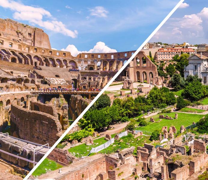 Ordinary Guided Tour of the Colosseum +access to Roman Forum and Palatine Hill