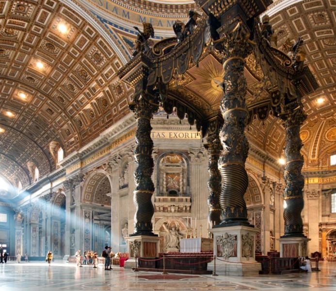 Guided tour of St. Peter's Basilica in the Vatican