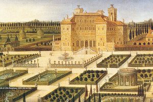 Joseph Heintz the Younger, View of Villa Borghese, 1625 (detail)