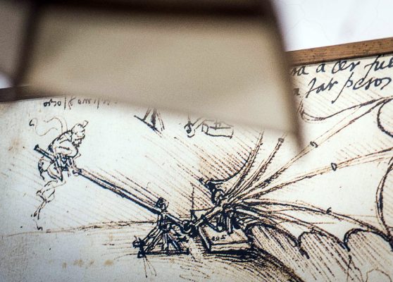 Leonardo da Vinci, Test of the Load-Bearing Capacity of a Wing