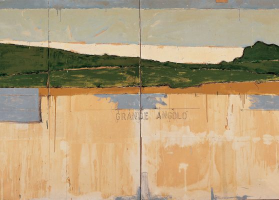 Mario Schifano, Large Angle, 1963. Exhibition in Rome