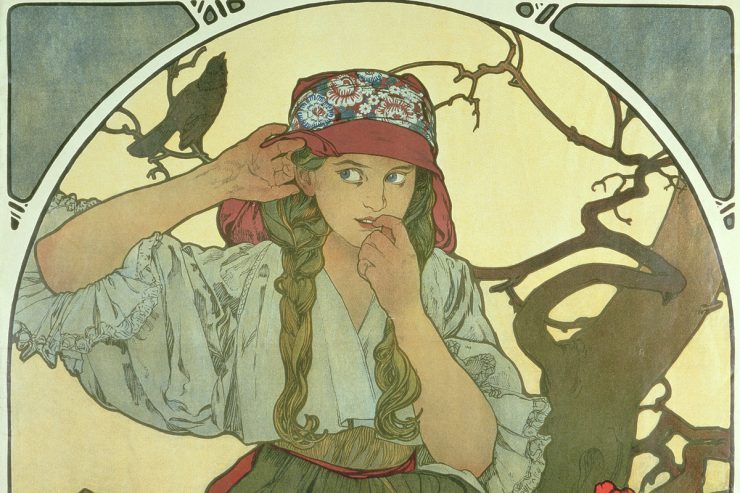Moravian Teachers’ Choir, 1911 (detail). Alphonse Mucha