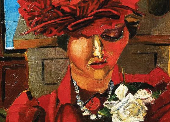 Renato Guttuso. Portrait of Mimise with the Red Hat (detail)