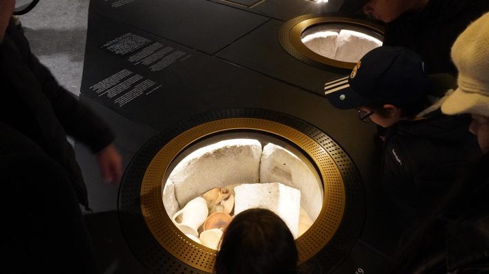 Republican Well 19 in the exhibition area of the Colosseo – Fori Imperiali metro station