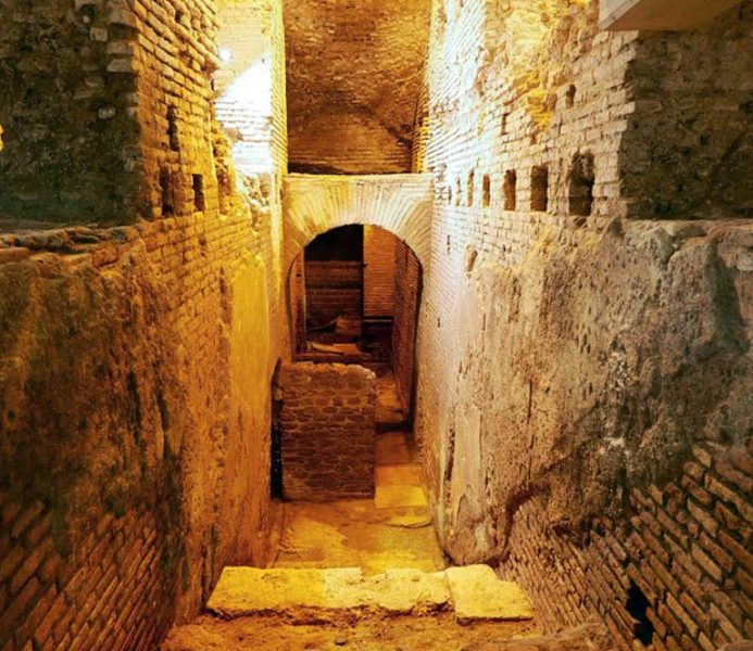 Underground of the Trevi fountain with audio guide