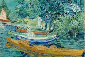 Van Gogh, Bank of the Oise at Auvers, oil on canvas, 1890