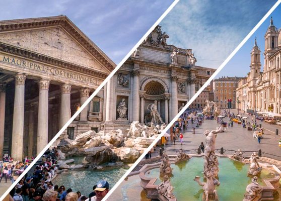 Walking Tour: Pantheon, Piazza Navona and Trevi Fountain